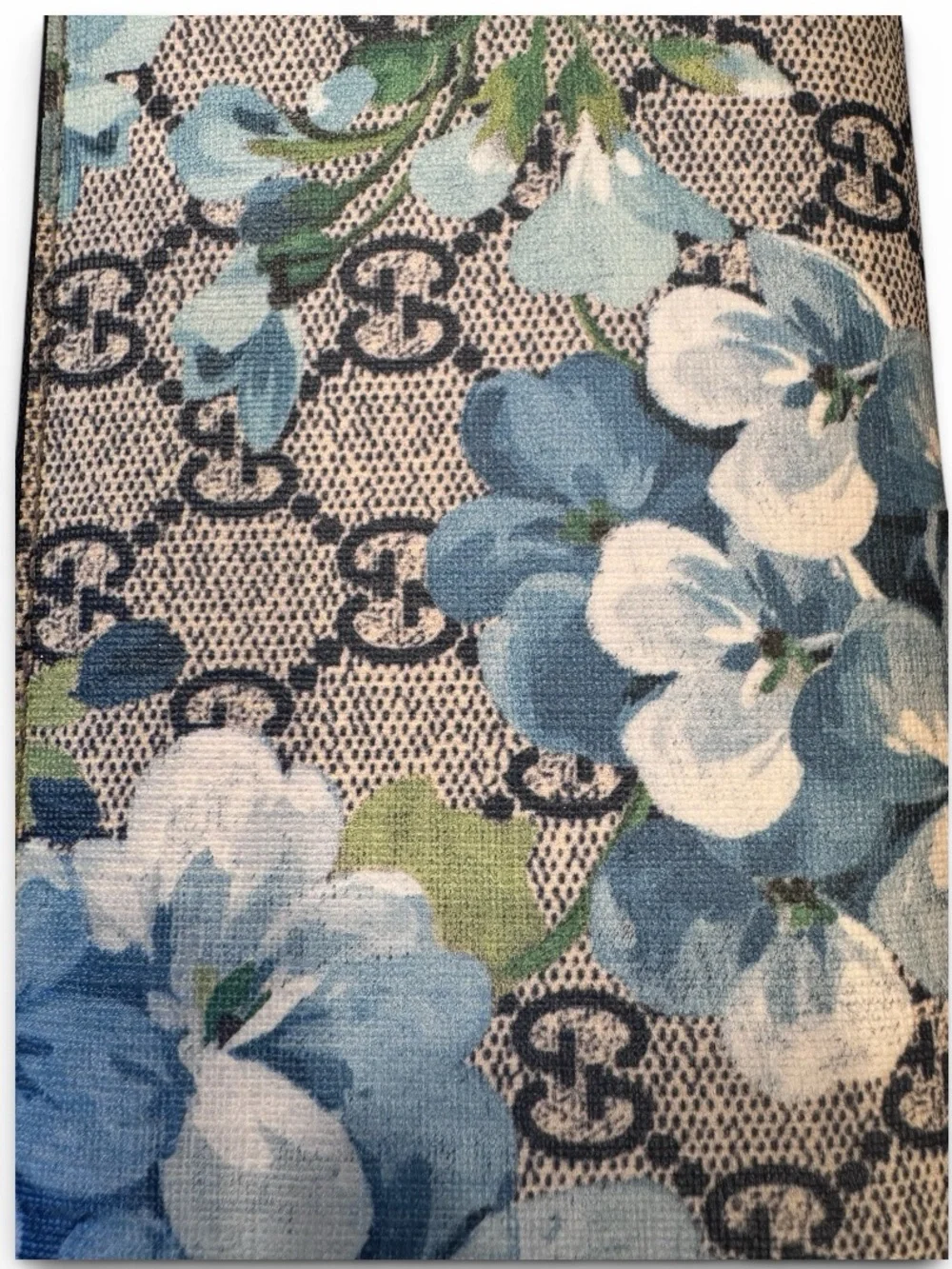 Gucci GG Blooms Zip Around Wallet Blue Floral Wallet w/ Gift Box Made in Italy - Picture 14 of 15